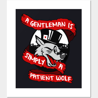 Gentleman Wolf Posters and Art